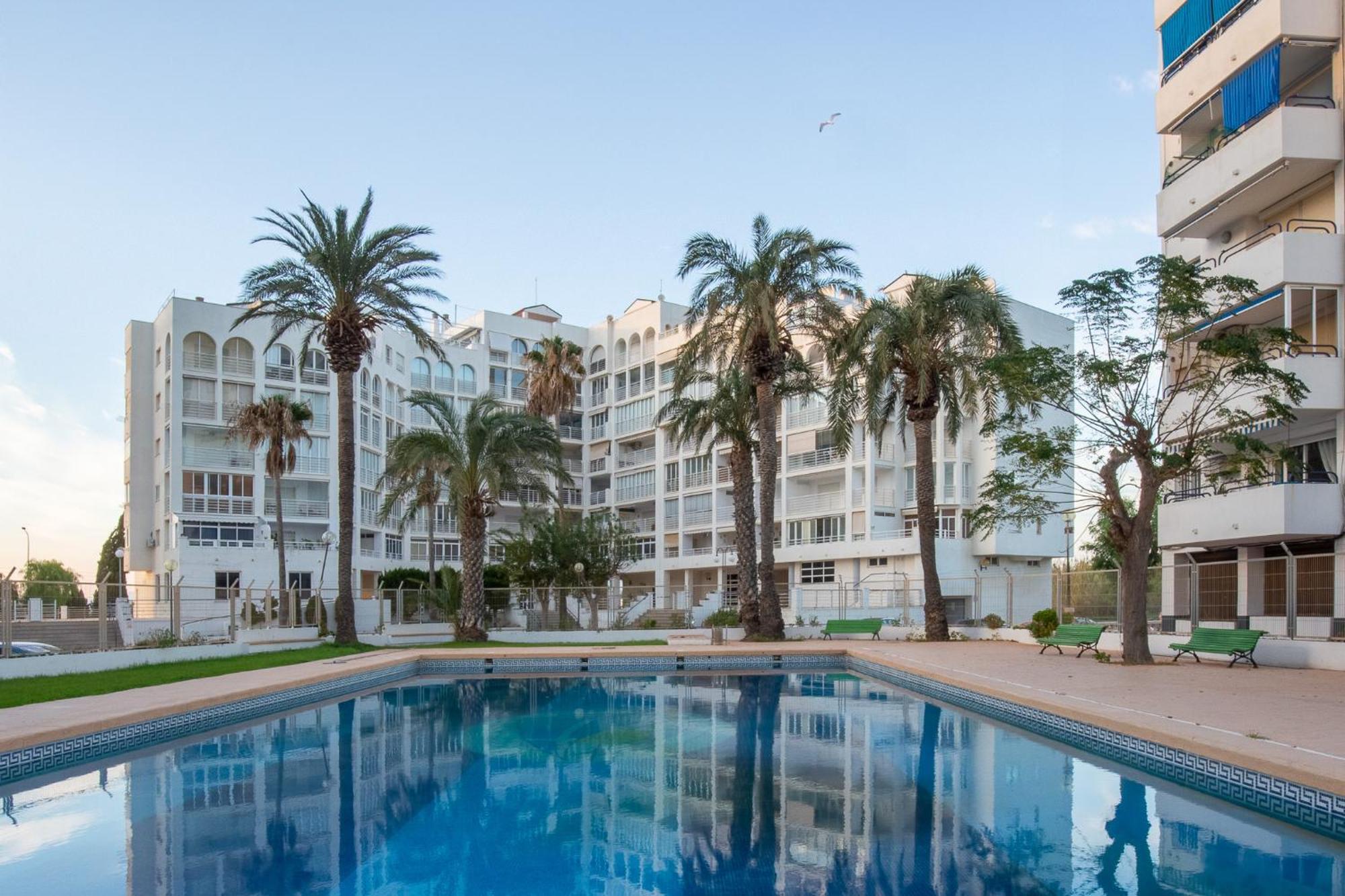 Apartamento En Complejo Residencial Con Piscina Y Garaje A 100M Del Mar Las Canteras  Bagian luar foto